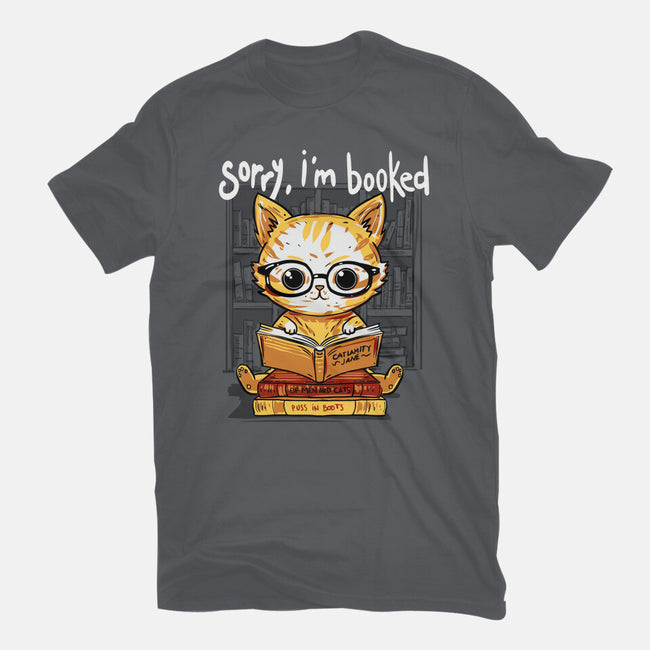 Sorry I Am Booked-Womens-Fitted-Tee-kharmazero