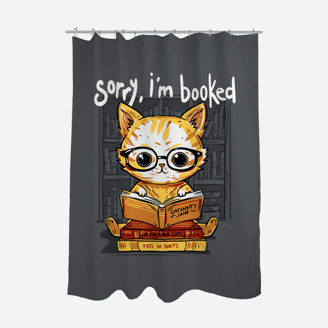 Sorry I Am Booked-None-Polyester-Shower Curtain-kharmazero