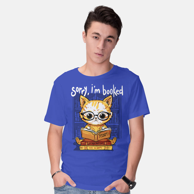 Sorry I Am Booked-Mens-Basic-Tee-kharmazero