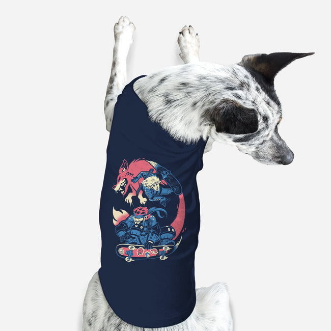 Snakes N Skates-Dog-Basic-Pet Tank-Henrique Torres