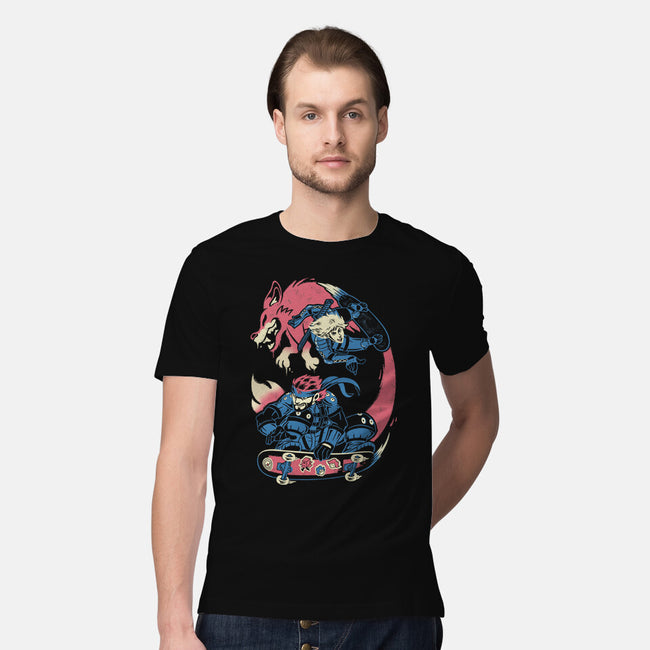 Snakes N Skates-Mens-Premium-Tee-Henrique Torres