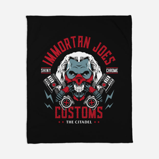 Immortan Joe's Customs-None-Fleece-Blanket-Woah Jonny