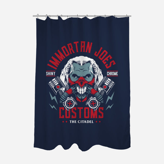 Immortan Joe's Customs-None-Polyester-Shower Curtain-Woah Jonny