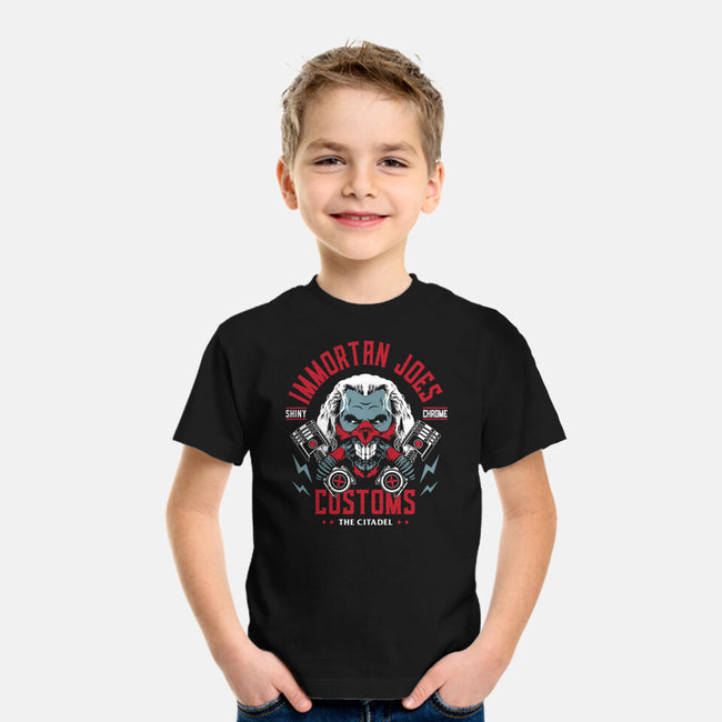 Immortan Joe's Customs-Youth-Basic-Tee-Woah Jonny