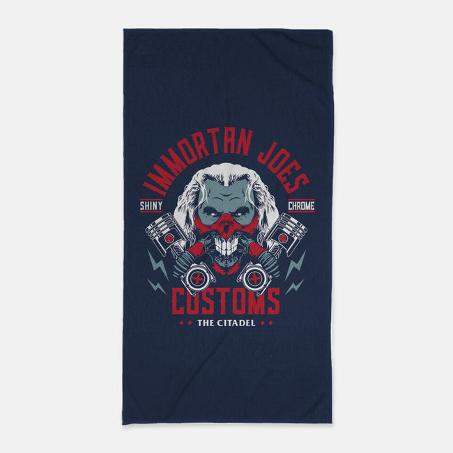 Immortan Joe's Customs-None-Beach-Towel-Woah Jonny