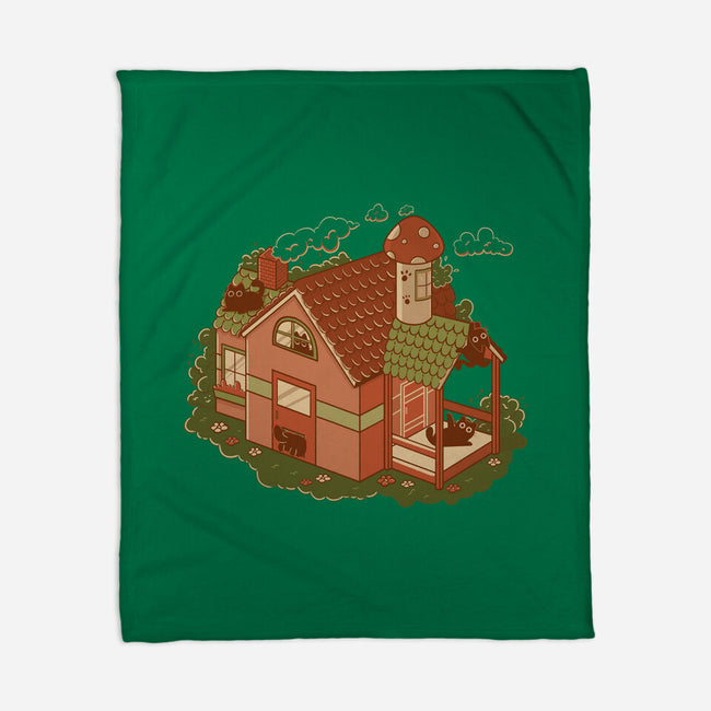 Cottage Kittens-None-Fleece-Blanket-tobefonseca