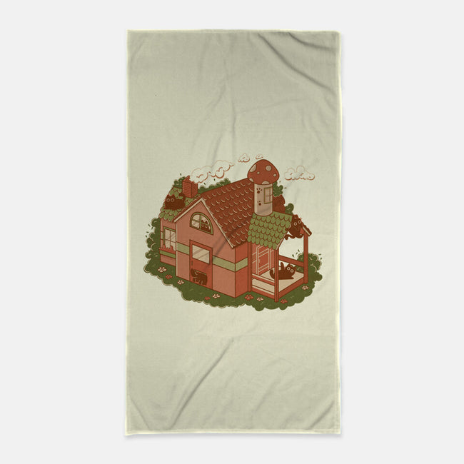 Cottage Kittens-None-Beach-Towel-tobefonseca