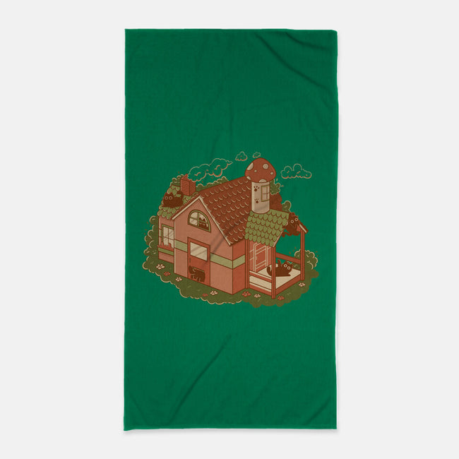 Cottage Kittens-None-Beach-Towel-tobefonseca