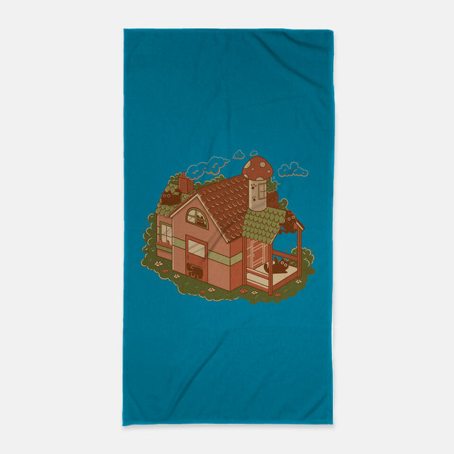 Cottage Kittens-None-Beach-Towel-tobefonseca