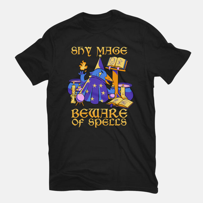 Shy Mage-Unisex-Basic-Tee-FunkVampire