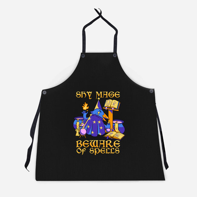 Shy Mage-Unisex-Kitchen-Apron-FunkVampire