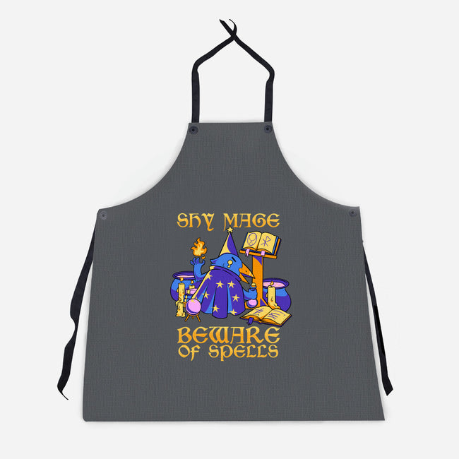 Shy Mage-Unisex-Kitchen-Apron-FunkVampire