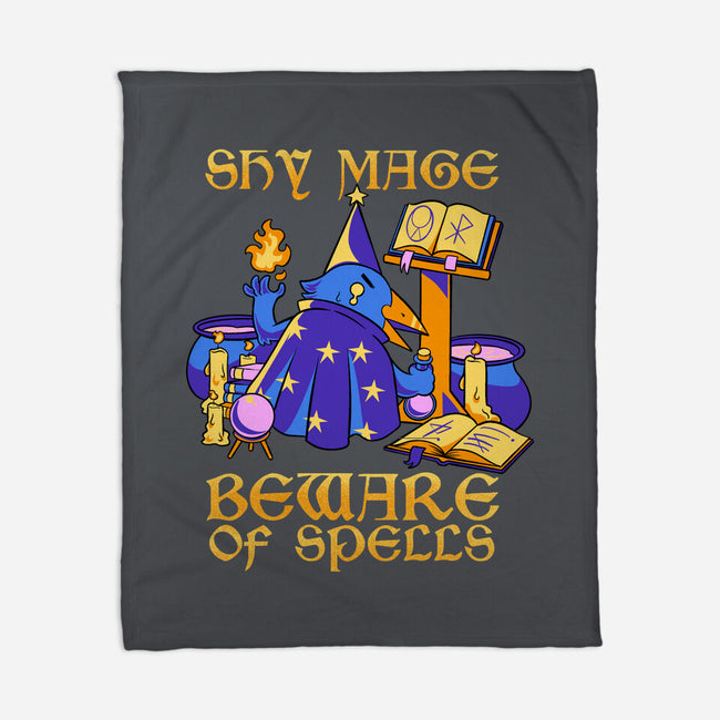 Shy Mage-None-Fleece-Blanket-FunkVampire