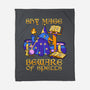 Shy Mage-None-Fleece-Blanket-FunkVampire