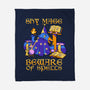 Shy Mage-None-Fleece-Blanket-FunkVampire