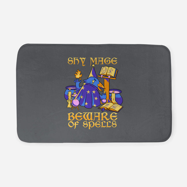 Shy Mage-None-Memory Foam-Bath Mat-FunkVampire