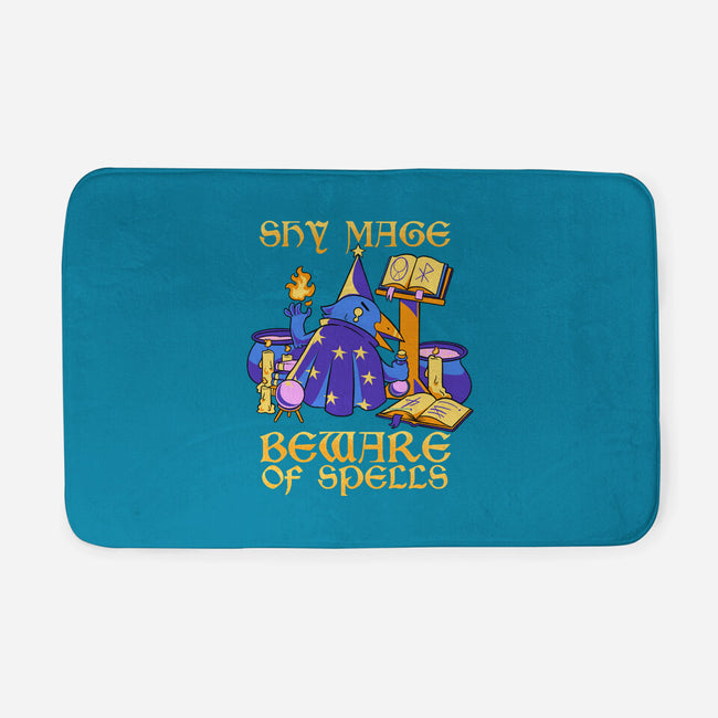 Shy Mage-None-Memory Foam-Bath Mat-FunkVampire