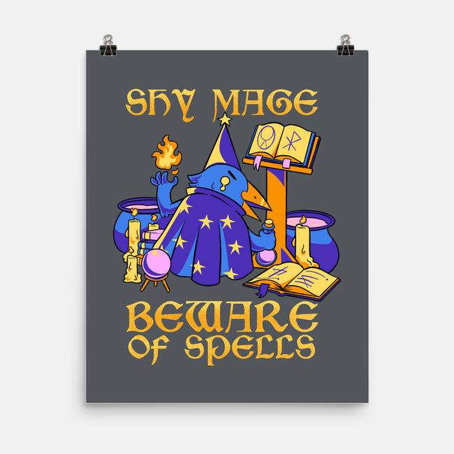 Shy Mage-None-Matte-Poster-FunkVampire