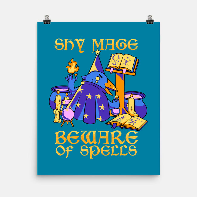 Shy Mage-None-Matte-Poster-FunkVampire