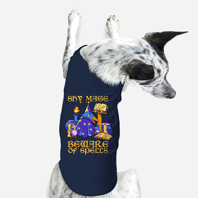 Shy Mage-Dog-Basic-Pet Tank-FunkVampire