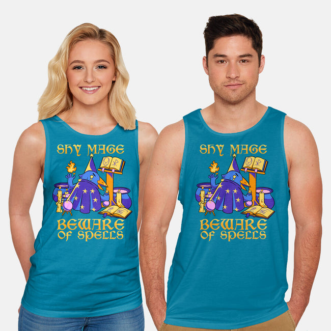 Shy Mage-Unisex-Basic-Tank-FunkVampire