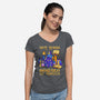 Shy Mage-Womens-V-Neck-Tee-FunkVampire