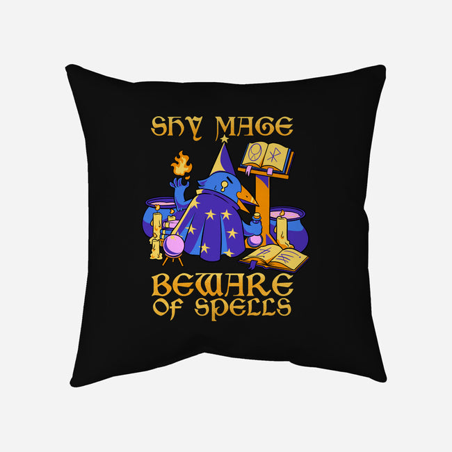 Shy Mage-None-Removable Cover w Insert-Throw Pillow-FunkVampire