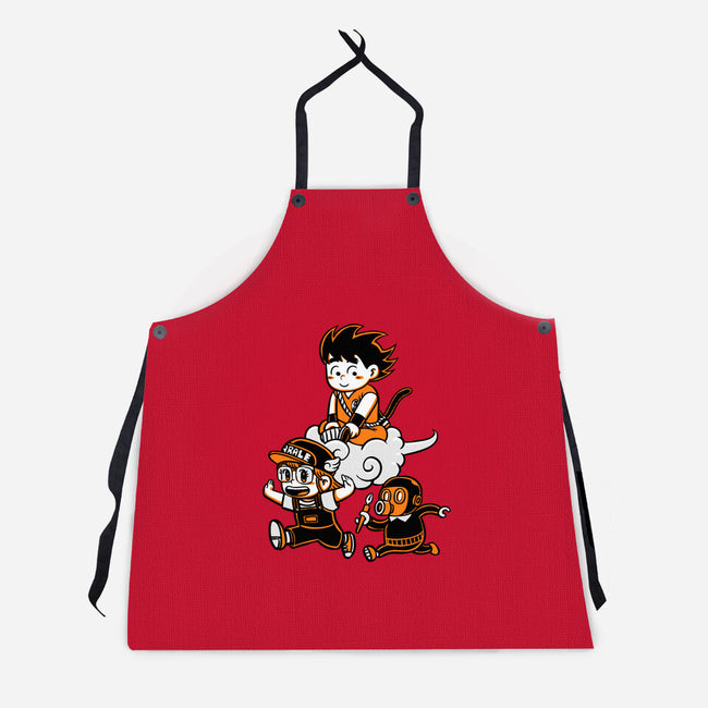 Childhood Friends-Unisex-Kitchen-Apron-naomori