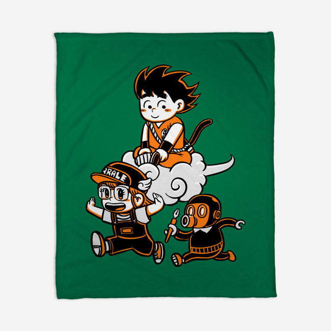 Childhood Friends-None-Fleece-Blanket-naomori