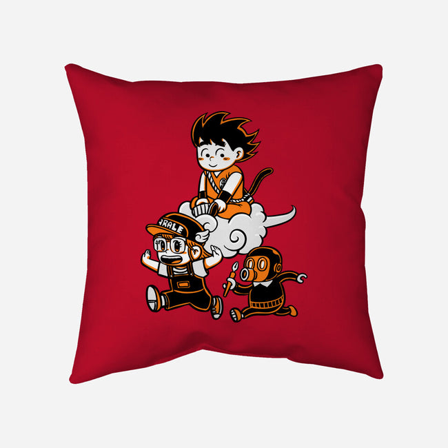 Childhood Friends-None-Removable Cover-Throw Pillow-naomori