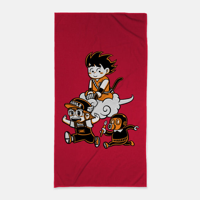 Childhood Friends-None-Beach-Towel-naomori