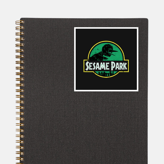 Sesame Park-None-Glossy-Sticker-sebasebi