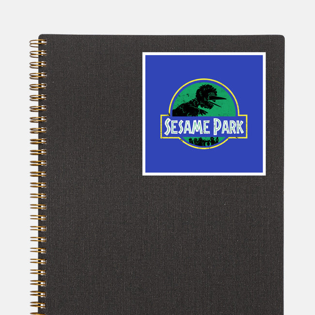 Sesame Park-None-Glossy-Sticker-sebasebi