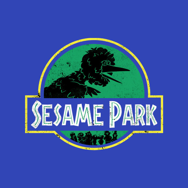 Sesame Park-Womens-V-Neck-Tee-sebasebi