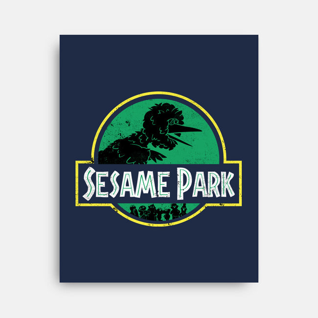 Sesame Park-None-Stretched-Canvas-sebasebi