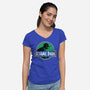 Sesame Park-Womens-V-Neck-Tee-sebasebi