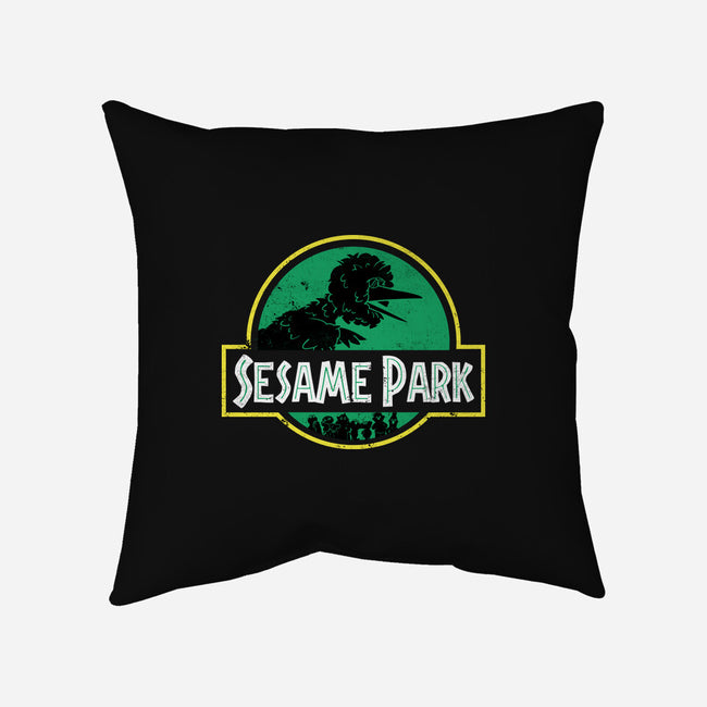 Sesame Park-None-Removable Cover-Throw Pillow-sebasebi