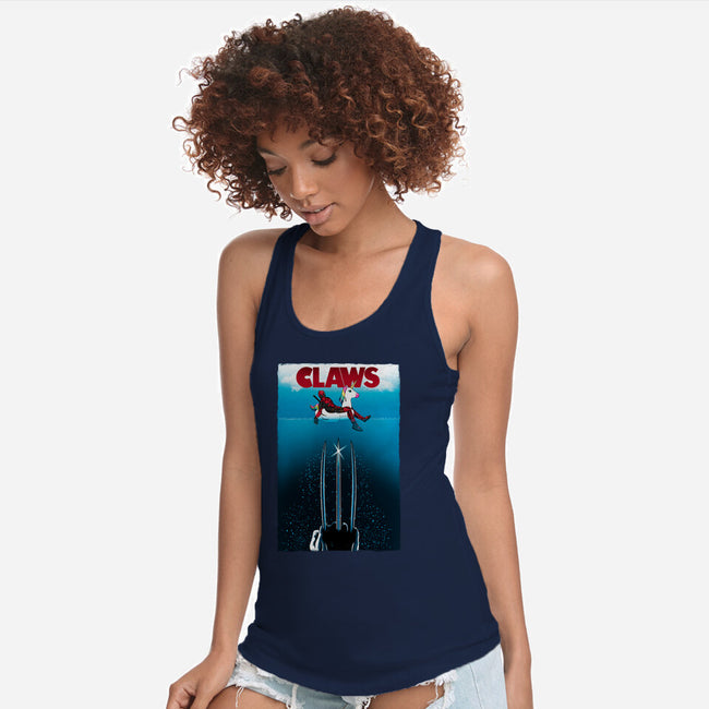 CLAWS-Womens-Racerback-Tank-Fran