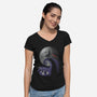 The Nightmare Before Empire-Womens-V-Neck-Tee-Fran