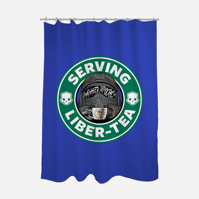 Serving Democracy-None-Polyester-Shower Curtain-rocketman_art