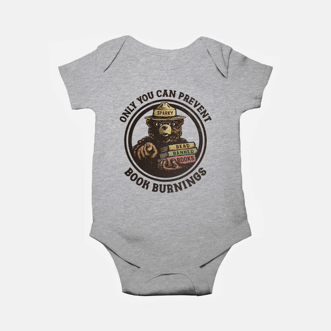 Only You Can Prevent Book Burnings-Baby-Basic-Onesie-kg07