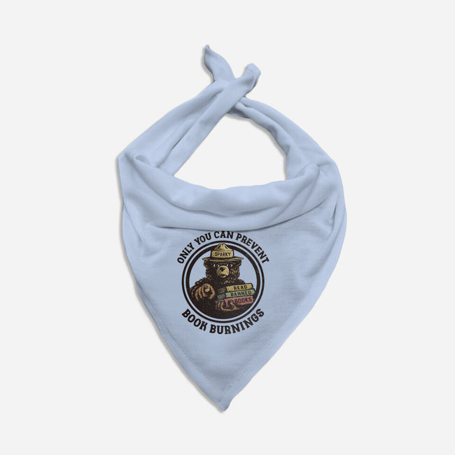 Only You Can Prevent Book Burnings-Dog-Bandana-Pet Collar-kg07