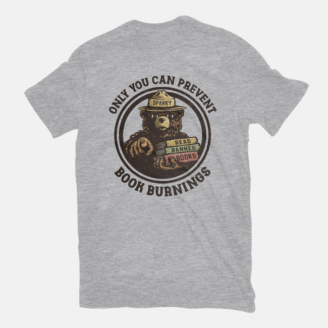 Only You Can Prevent Book Burnings-Mens-Basic-Tee-kg07