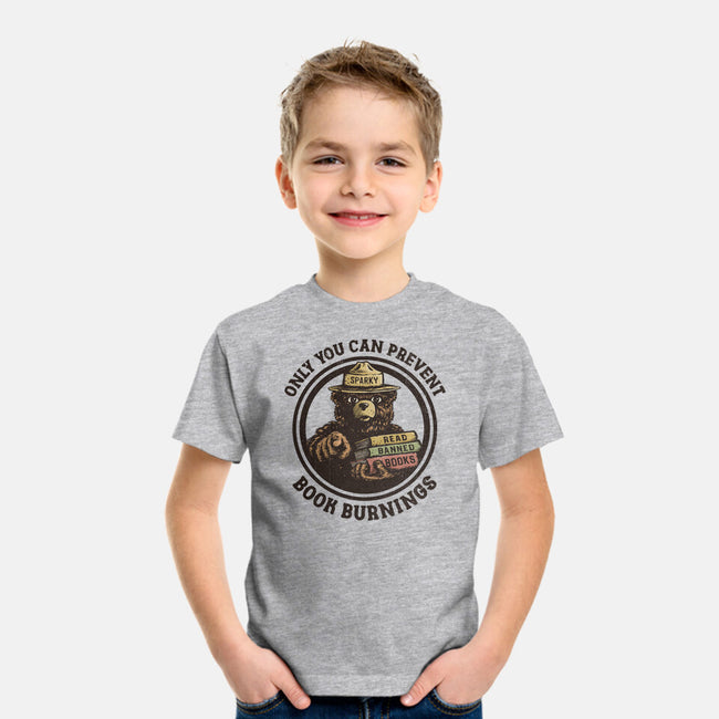 Only You Can Prevent Book Burnings-Youth-Basic-Tee-kg07