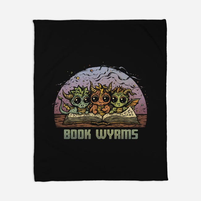 Book Wyrms-None-Fleece-Blanket-kg07