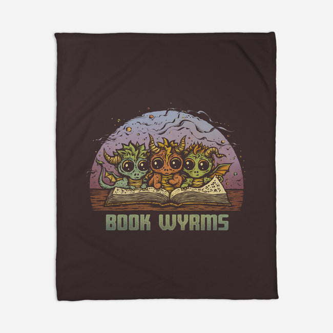 Book Wyrms-None-Fleece-Blanket-kg07