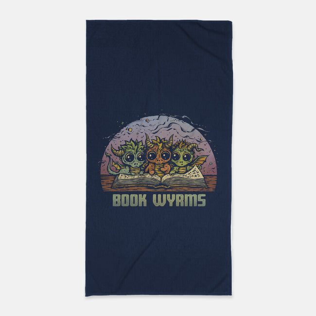 Book Wyrms-None-Beach-Towel-kg07