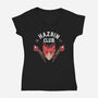 Hazbin Club-Womens-V-Neck-Tee-paulagarcia