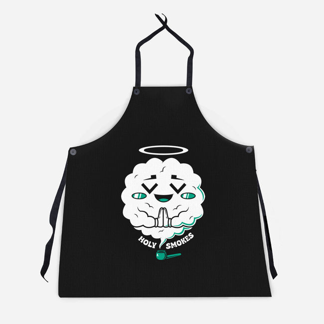 Holy Smokes-Unisex-Kitchen-Apron-krisren28