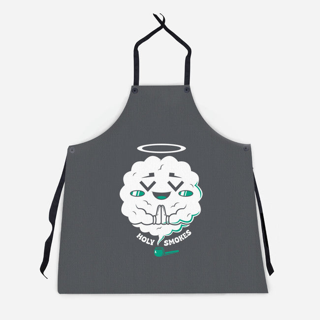 Holy Smokes-Unisex-Kitchen-Apron-krisren28